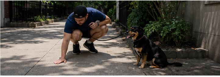 Hot Pavement Rule for Dog Owners in the City